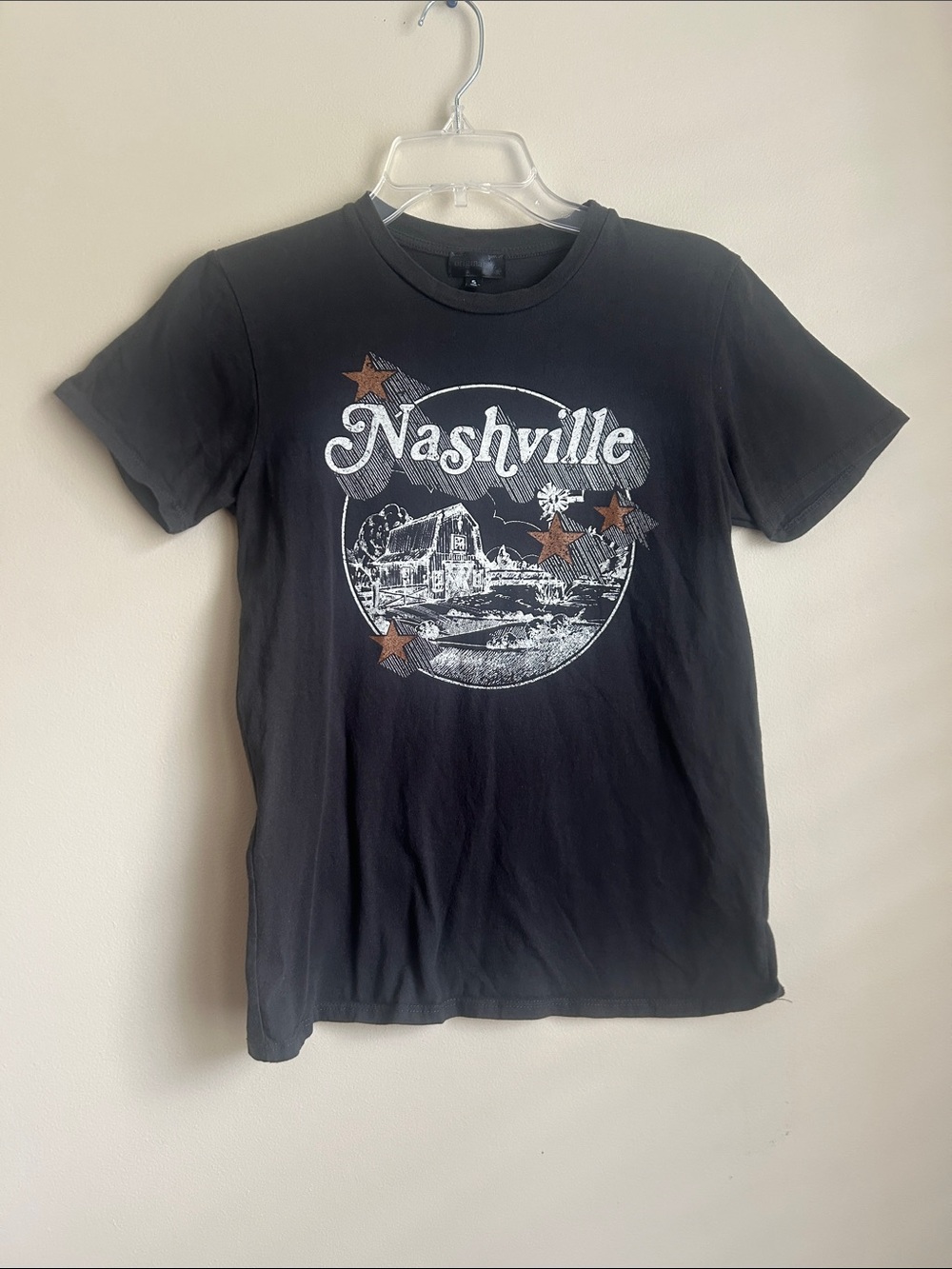 Originality Nashville Graphic Tee - dark gray, size small